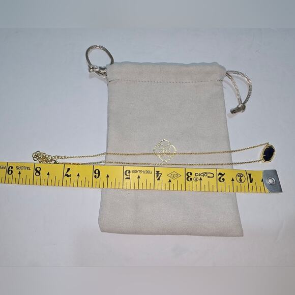 Kendra Scott Elisa Gold Pendant Necklace in Cobalt‎ Cat's Eye? - Picture 4 of 7